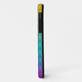 カラーグラデーションのジグザグストライプ Case-Mate iPhoneケース (裏面/左)