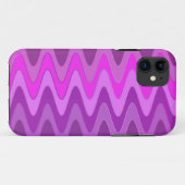 カラーグラデーションジグザグ波 – ピンク Case-Mate iPhoneケース (裏面(横))