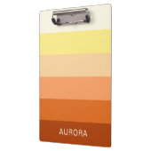 カラーグラデーション新学期-名前をカスタムする クリップボード (左)