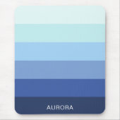 カラーグラデーション新学期-名前をカスタムする マウスパッド (正面)