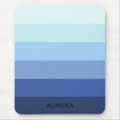 カラーグラデーション新学期-名前をカスタムする マウスパッド (正面)