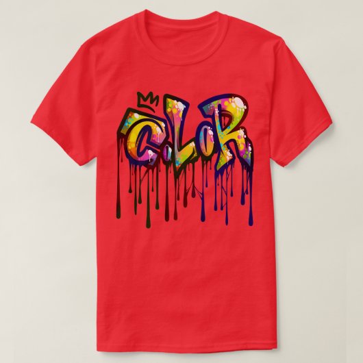 カラーグラフィティ Tシャツ (デザイン正面)