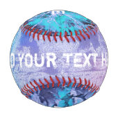 カラーグランジイ絵画ンクの青+アイディア 野球ボール (正面)