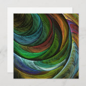 カラーグローリーモダン抽象芸術アートパタエレガントーン (正面/裏面)