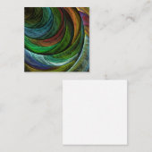 カラーグローリーモダン抽象芸術アートパタエレガントーン エンクロージャーカード (正面/裏面)