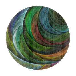 カラーグローリーモダン抽象芸術アートパタエレガントーン カッティングボード