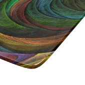 カラーグローリーモダン抽象芸術アートパタエレガントーン カッティングボード (角)