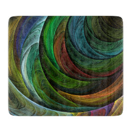 カラーグローリーモダン抽象芸術アートパタエレガントーン カッティングボード