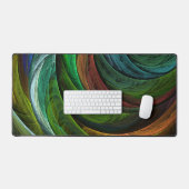 カラーグローリーモダン抽象芸術アートパタエレガントーン デスクマット (キーボード&マウス)