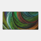 カラーグローリーモダン抽象芸術アートパタエレガントーン デスクマット (正面)