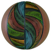 カラーグローリーモダン抽象芸術アートパタエレガントーン バスケットボール (縦)