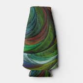 カラーグローリーモダン抽象芸術アートパタエレガントーン ボトルクーラー (正面)