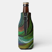 カラーグローリーモダン抽象芸術アートパタエレガントーン ボトルクーラー (ボトル裏面)