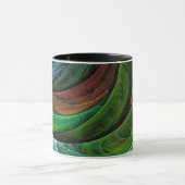 カラーグローリーモダン抽象芸術アートパタエレガントーン マグカップ (中央)