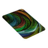 カラーグローリーモダン抽象芸術アートパタエレガントーン マグネット (右側)