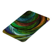 カラーグローリーモダン抽象芸術アートパタエレガントーン マグネット (左側)