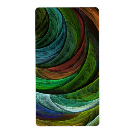 カラーグローリーモダン抽象芸術アートパタエレガントーン ラベル