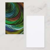 カラーグローリーモダン抽象芸術アートパタエレガントーン 名刺 (正面/裏面)