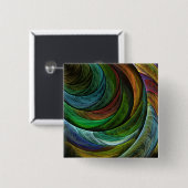 カラーグローリーモダン抽象芸術アートパタエレガントーン 缶バッジ (正面&裏面)