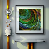 カラーグローリー抽象芸術アート ポスター