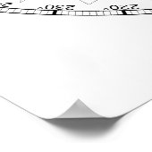 カラーコンパスナビゲーション楽器 ポスター (角)