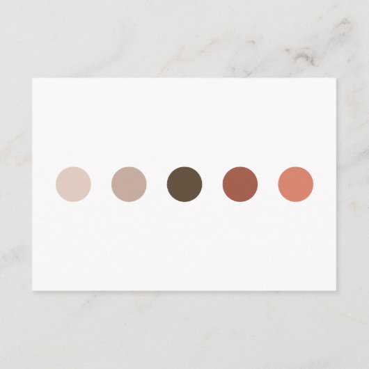 カラーコーディネートされたウェディング招待状挿入カード エンクロージャーカード (裏面)