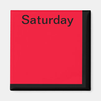 カラーコード曜日マグネットカレンダー表示ツール マグネット