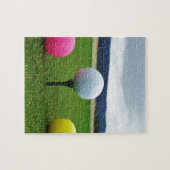 カラーゴルフボール、マウンテンティー ジグソーパズル (横)