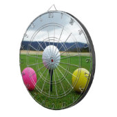 カラーゴルフボール、マウンテンティー ダーツボード (正面右)