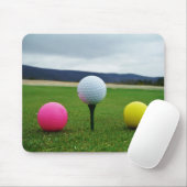カラーゴルフボール、マウンテンティー マウスパッド (マウス)