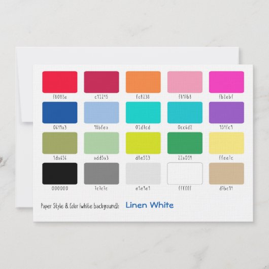 カラーサンプルリネンホワイト (正面)