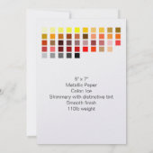 カラーサンプル招待状10 招待状 (裏面)