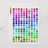 カラーサンプル招待状10 招待状 (正面/裏面)