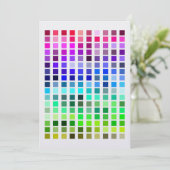 カラーサンプル招待状10 招待状 (スタンド正面)