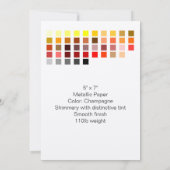 カラーサンプル招待状11 招待状 (裏面)