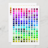 カラーサンプル招待状12 招待状 (正面/裏面)