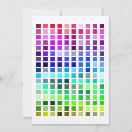 カラーサンプル招待状13 招待状 (正面)