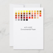 カラーサンプル招待状3 招待状 (裏面)