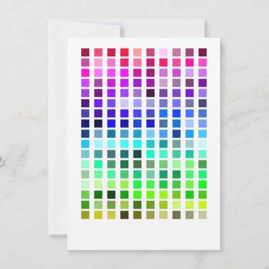 カラーサンプル招待状3 招待状 (正面)