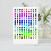 カラーサンプル招待状4 招待状 (スタンド正面)