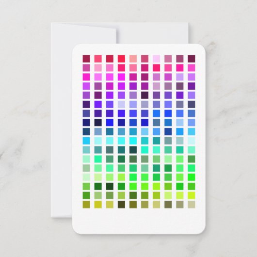 カラーサンプル招待状4 招待状 (正面)