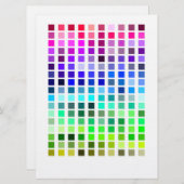 カラーサンプル招待状5 招待状 (正面/裏面)