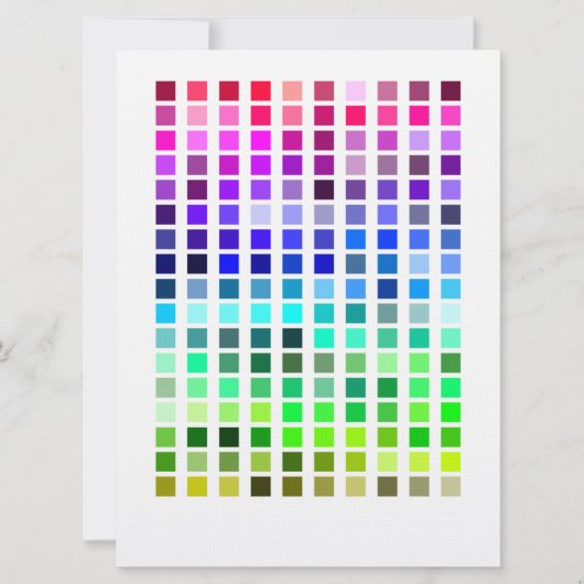 カラーサンプル招待状5 招待状 (正面)