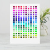 カラーサンプル招待状6 招待状 (スタンド正面)