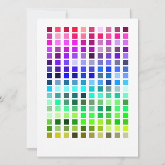 カラーサンプル招待状6 招待状 (正面)