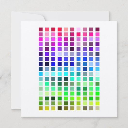 カラーサンプル招待状8 招待状 (正面)