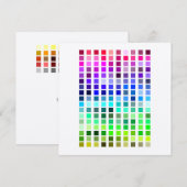 カラーサンプル招待状8 招待状 (正面/裏面)