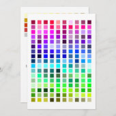 カラーサンプル招待状9 招待状 (正面/裏面)