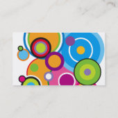 カラーサークルの名刺の白 名刺 (裏面)