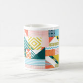 カラーシェイプパターン コーヒーマグカップ (中央)
